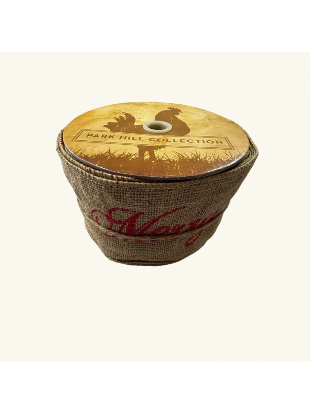 Park Hill Collection Burlap Ribbon 4” x 10 Yards Farmhouse Christmas Decor Craft